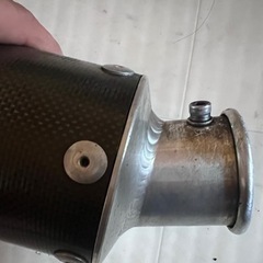 CBR250RR MC22 カーボンマフラーサイレンサーです。の画像