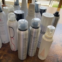 ヘアー用品差し上げます（使用含む）