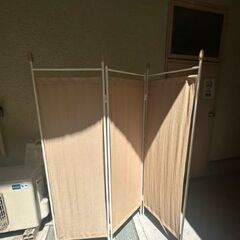 パーテーション　間仕切り　3連スクリーン　差し上げます