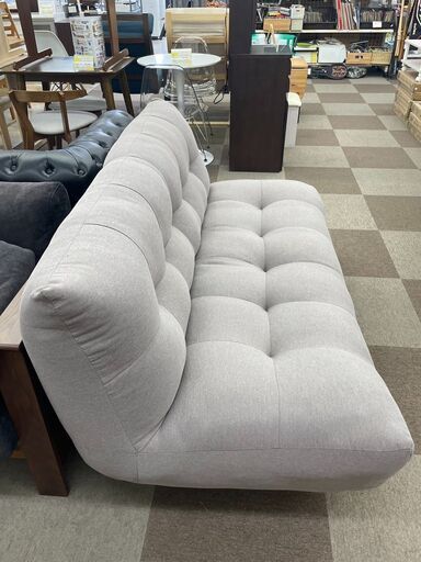 ?2Pソファ ?定価￥59,000? 合わせやすいグレーカラー ファブリック素材 ?4878