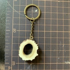 鹿の角　キーホルダー　ハンドメイド　キャンプ　の画像