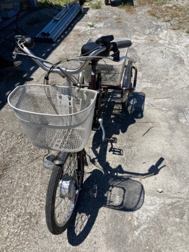 中古　電動アシスト　三輪自転車
