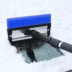伸縮式　雪かきスコップ　除雪スコップ　除雪ブラシ　除雪セット