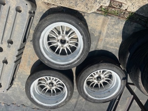 PIAA FR7 15インチ 8J+5？　PCD100 4穴　3本　