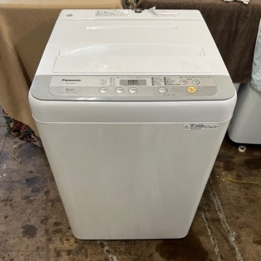 【簡易清掃・動作確認済】洗濯機5.0kg　Panasonic／パナソニック NA-F50B11  2017年製