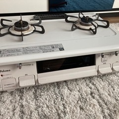 paloma パロマ ガスコンロ ホワイト ガスホース付き