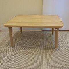 木目調折りたたみテーブル 6045の画像