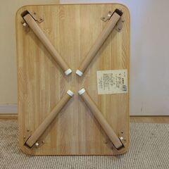 木目調折りたたみテーブル 6045の画像