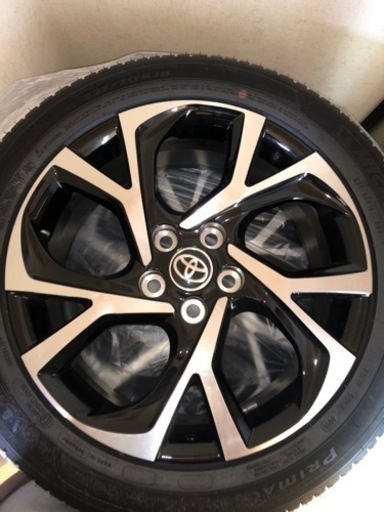 新品同様★トヨタCHRホイール・タイヤ４本セット