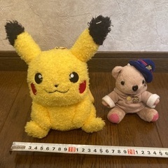 ピカチュウ　くまプリ　2点セット中古
