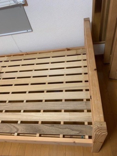【お取引き決まりました】無印良品 パイン材 シングルベッドフレーム