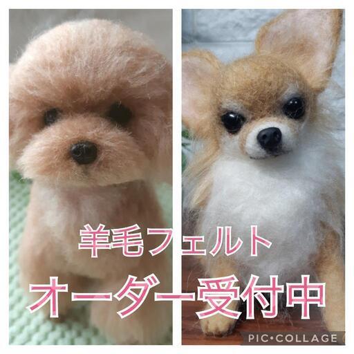 羊毛フェルト　犬　オーダー募集中 羊毛フェルト 犬 オーダー募集中 - メルカリ