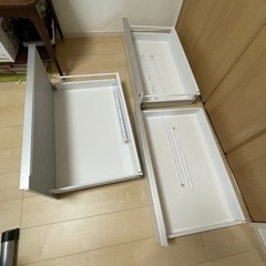 【美品】システムキッチン引き出し3段セットの画像