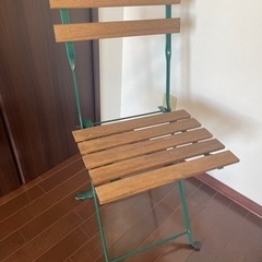 【取引中です】IKEA ガーデンチェア(折りたたみ) さしあげます！