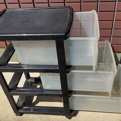 収納ケース　深型３段の画像