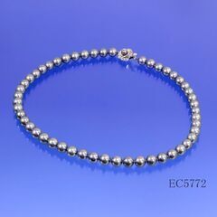 EC5772   8.0～8.5 mm アコヤ真珠 ライトシルバーグレーの煌めき‼️