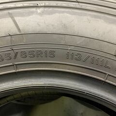 新車外し★ダンロップ エナセーブ SP LT38A 195/85R15　6本価格　2022年製造　ふそう　キャンター　三菱　岩手県盛岡市