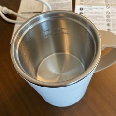 【1回使用、美品】電気マグケトルの画像