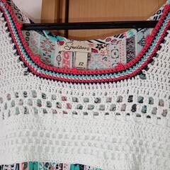 新品　女児ワンピース①　140-150cmの画像
