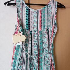 新品　女児ワンピース①　140-150cmの画像