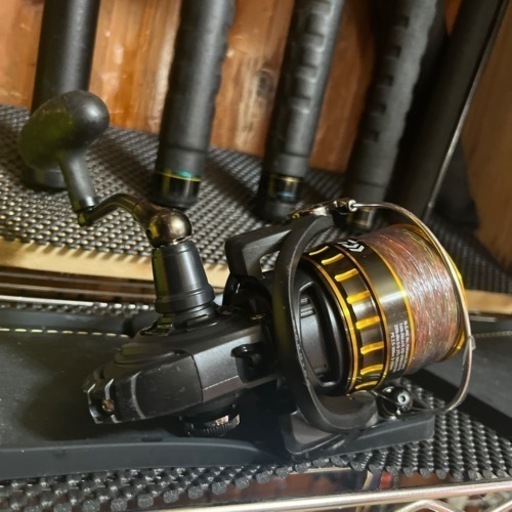 シマノ　ブルズアイ4号kガイド　ダイワBG4000hセット