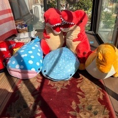 大きめぬいぐるみ　6個の画像