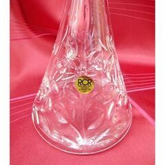 【デキャンタ クリスタル RCR】高さ27.5cm 24％PbO イタリア製 デカンタ カラッファ キャラフェ カラフェROYAL CRYSTAL ROCK ロイヤルクリスタルロック 札幌市 清田区 平岡の画像