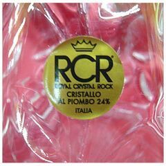【デキャンタ クリスタル RCR】高さ27.5cm 24％PbO イタリア製 デカンタ カラッファ キャラフェ カラフェROYAL CRYSTAL ROCK ロイヤルクリスタルロック 札幌市 清田区 平岡の画像