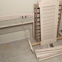 ニトリ ベットフレーム シングル ホワイト