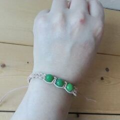 マクラメブレスレット（天然石）Ⅱの画像