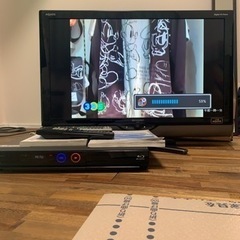盆中お渡し可　シャープ　32インチ液晶テレビ　レコーダー　セット売り