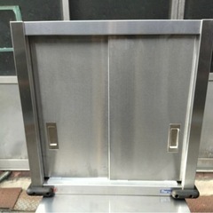 【美品】業務用 マルゼン スライド 壁付けキャビネット 天吊キャ...