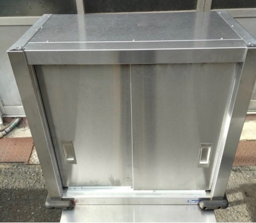 【美品】業務用 マルゼン スライド 壁付けキャビネット 天吊キャビネット 600×300×600 収納庫 吊戸棚 吊り棚 厨房機材 吊