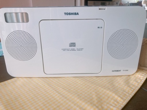 東芝　Cutebeat TY-CR20 CDプレイヤー　ラジオ