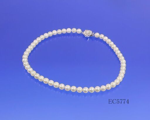 [EC5774]  7.5～8.0 mm  アコヤ真珠ネックレスナチュラルカラー 21,158円