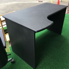 (k)L字デスク 幅121cm奥行55/75cm高さ72cm 説...