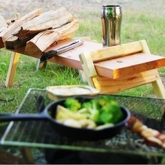 囲炉裏テーブルスタンドの画像