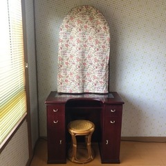 紫檀製　アンティークドレッサー