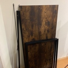ニトリ　デスク(N ステイン 120 BR)交渉可　小さな傷ありの画像