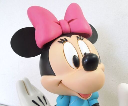 レア DISNEY MICKEY UNLIMITED ミニーマウス 高さ46cm 大型フィギュア ポリレジン製 Kazama ☆ 札幌