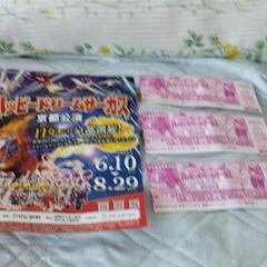 ハッピードリームサーカス京都公演特別優待券2枚セットパンフレット付き