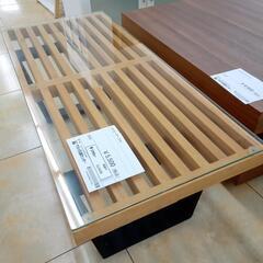 ★ジモティ割あり★  コーヒーテーブル 木目調 H36×D40×W90 クリーニング済み OJ1678の画像