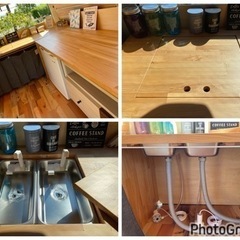 キッチンカー☆検R6.5/1迄☆バネット☆移動販売車の画像