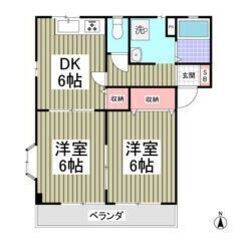 💖初期費用8万円対応💖●東武伊勢崎線「新伊勢崎」駅徒歩9分●🌟2DK●🎵管理番号「205663」 - 伊勢崎市