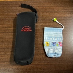 子供用軍手4組、水筒ペットボトルカバー、ブランケット(イエローハット粗品)の画像