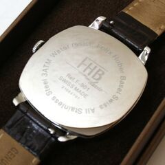 美品 FHB Classic LIAM スクエア型腕時計 F901-SWR 2針＋スモセコ