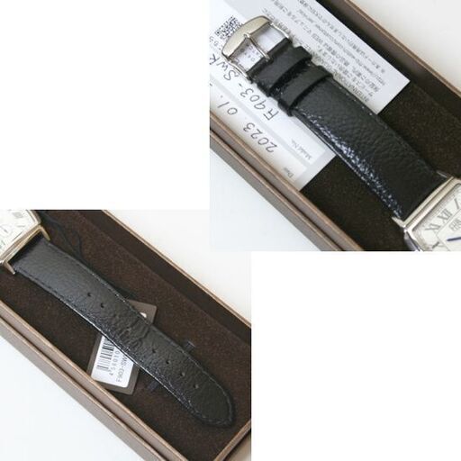 美品 FHB Classic LEO トノー型腕時計 F903-SWR-BK 2針＋スモセコ