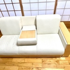 【無料】3人掛けソファー（リクライニング、ソファベッド）一人暮ら...