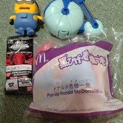 マクド景品ミニオン、ドナルド危機一髪他オマケ