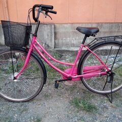 26インチシティサイクル3段変速自転車